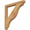 Ekena Millwork Funston Craftsman Rough Sawn Bracket, Western Red Cedar, 4"W x 44"D x 44"H BKT04X44X44FST04RWR - alternate 1